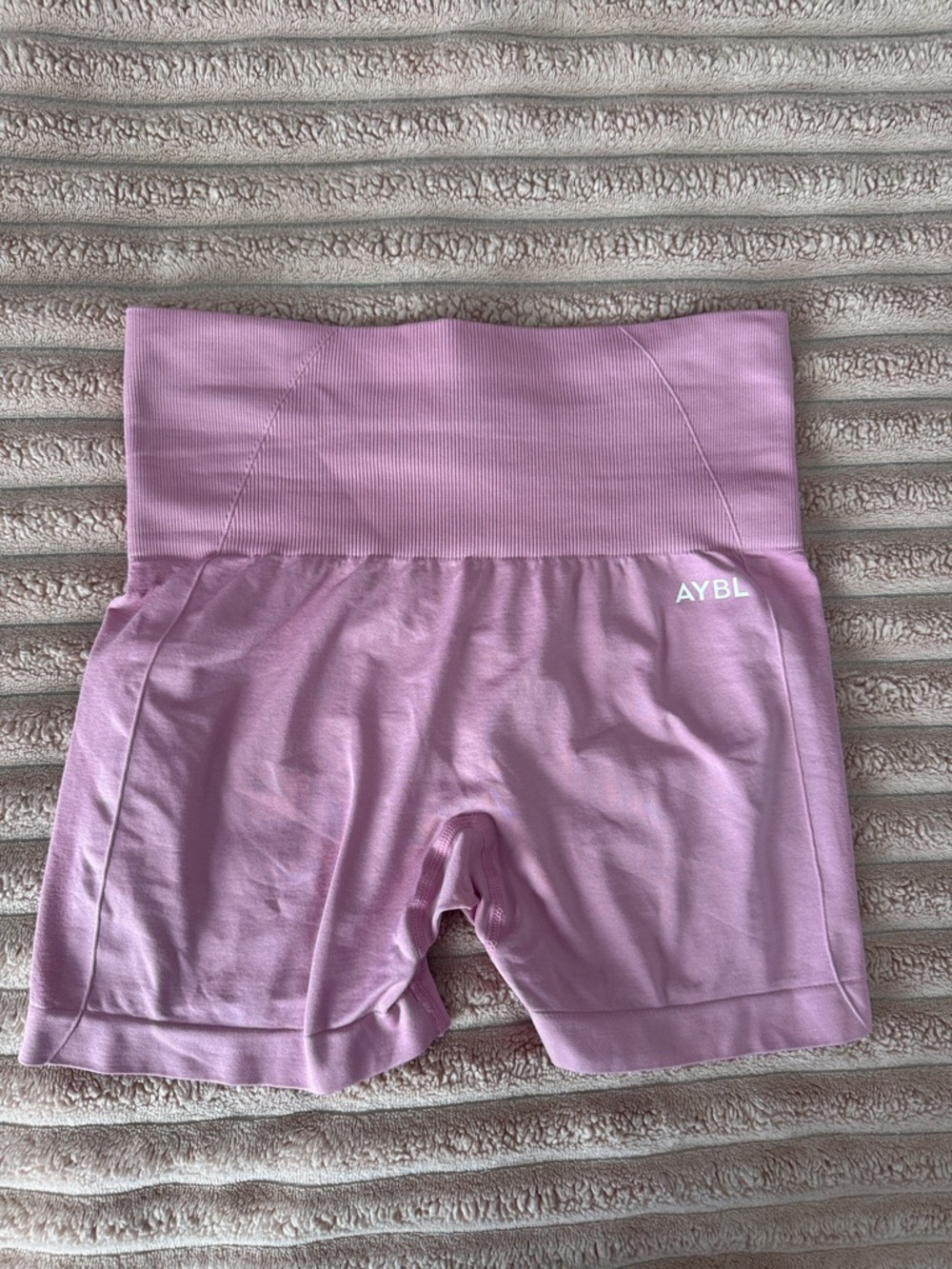 AYBL High-Rise Seamless Bike Shorts in Mauve